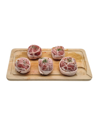 Paupiette de veau coeur fondant "crème et lardon"