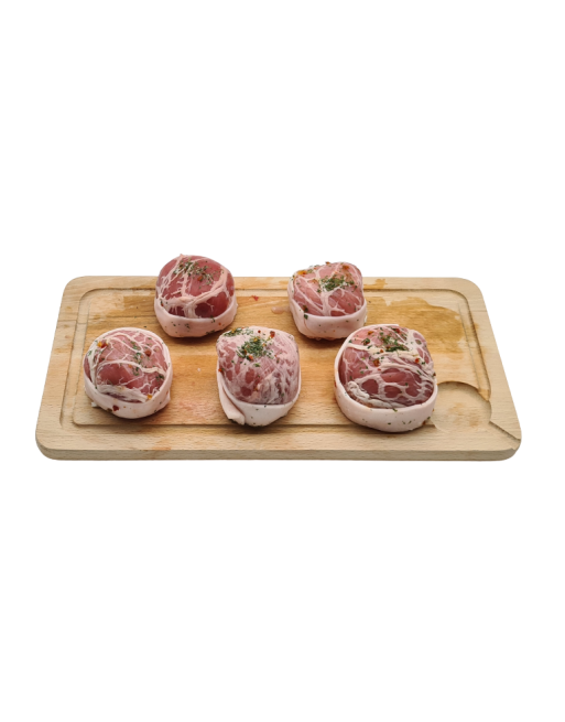 Paupiette de veau coeur fondant "crème et lardon" Paupiette de veau coeur fondant "crème et lardon"